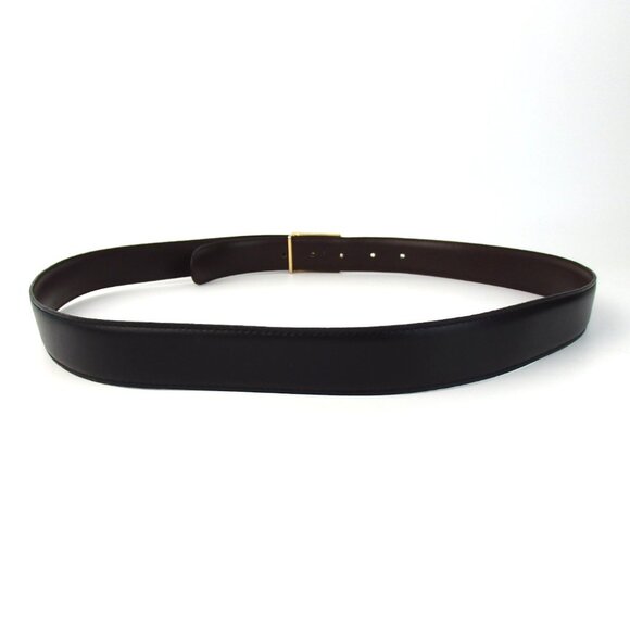 Authentic BURBERRYS Logo buckle reversible belt leather [Used] - Picture 3 of 11